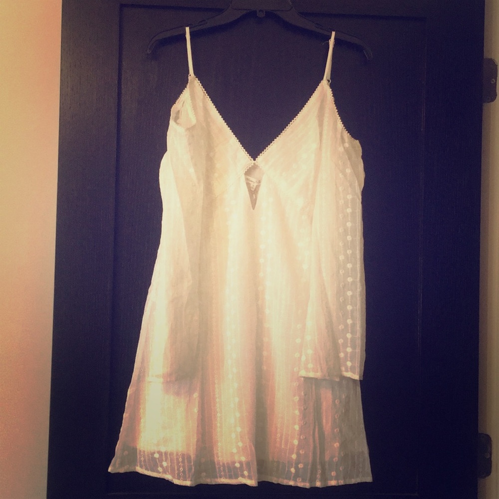 White Boho Dress